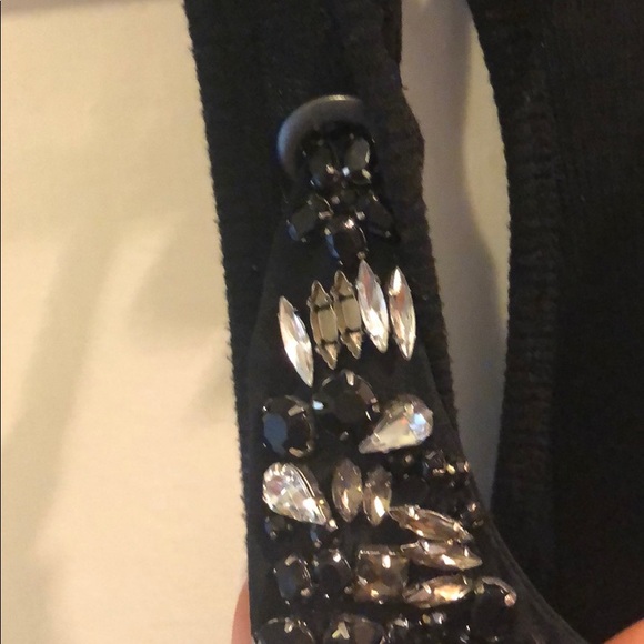 Robbi & Nikki black jeweled tank top - Picture 9 of 12